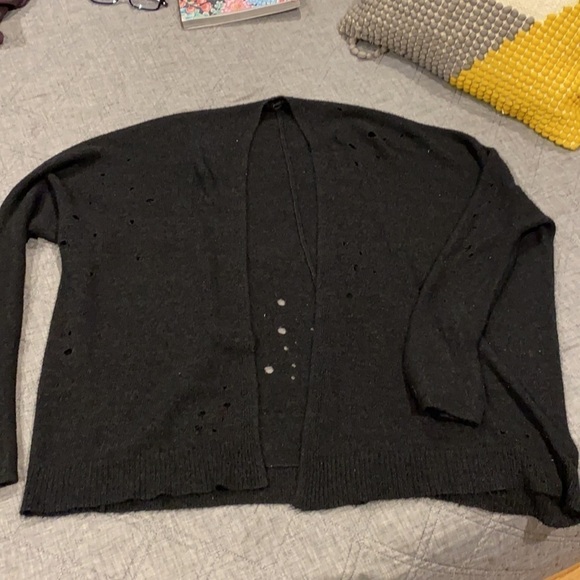 Express Distressed Oversized Holey Cardigan EUC - Picture 11 of 15